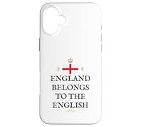 ENGLAND PATRIOTS PROUD BELONGS TO ENGLISH SUPPORTERS PRIDE Case for iPhone 16 Plus