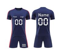 England Personalised Football Jersey for Boys' Customizable Football Kits - Training Shirts & Tracksuits for Children & Adults, 8-9 Years