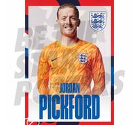 England Pickford 24/25 Home Headshot Poster A4