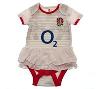 England RFU Rugby Baby Girls Tutu | White | 2020/21 (9-12 Months)