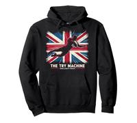England Rugby Art - The Try Machine Pullover Hoodie