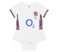 England Rugby Baby Girls Tutu | White | 2024/25 (White, 0-3 Months)