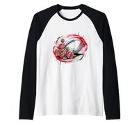 England Rugby English Flag Rugby England women The Red Roses Raglan Baseball Tee