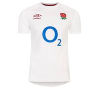 Umbro England Rugby Home Shirt 2024 Six Nations Adults - White white Large
