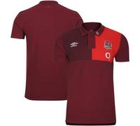 England Rugby Polo Shirt - Red - Mens