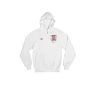England Rugby Team Six Nations Hoodie - Unisex Pullover Sweatshirt - Comfortable and Warm Rugby Fan Apparel - Official Supporter Gear for Six Nations Tournament (L) White