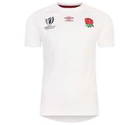 Umbro England RWC 2023 Home Replica Rugby Shirt White Medium - 38-40 inch Chest