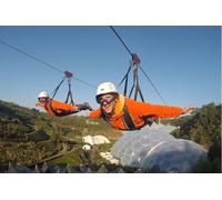 England’s Fastest Zipline at the Eden Project