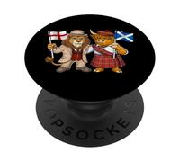 England Scotland Flag English UK Scottish Roots British PopSockets Adhesive PopGrip