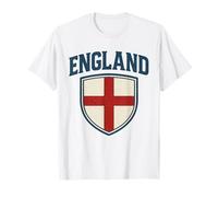 England Shield Cross Vintage Heritage Look T-Shirt
