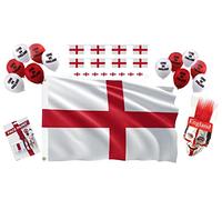 England St George Cross Football Rugby St Georges Day Supporters 5 Piece Kit