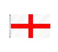 England St George Flag 5ft x 3ft - 75 Denier - Double Stiched Hem - 100% Woven Polyester