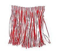 England St George Flag Adult Sports Supporters Grass Skirt (One Size) (White/Red)