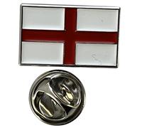 England St George Flag Pin Badge | Small Rectangle enamel England St George Lapel badge accesory ideal for business meetings | With butterfly Clasp | Size : 20mm x 10mm