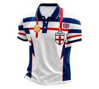 England St George's Cross Polo Shirt Classic Poloshirt with Red England Flag Design Perfect for Football Fans Comfortable Fit for Everyday Wear and Matches