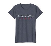England - Stockton-on-Tees T-Shirt, Women, Heather Blue, X-Large