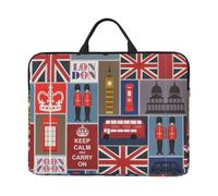 England Symbols 14in Laptop Case Tablet Computer Protection Bag Protective Hard Shell Cover