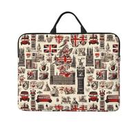 England Symbols Basics 16.5" Water Resistant Laptop Tablet Carrying Bag