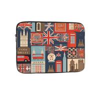 England Symbols Laptop Case 12 inch, Shockproof Protective Computer Sleeve Cover Water Resistant Laptop Bag Carrying Tablet Cover Briefcase Handbags Gifts for Men Women