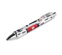 England Symbols Print Ballpoint Pens Black Ink Retractable Writing Pens for Work Business 1 PCS AS PIC 2