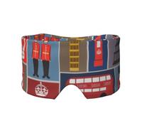 England Symbols Print Eye and Ear Muffs Blackout Sleeping Noise Blocking Ear for Adults Kids Men Women