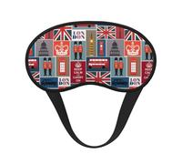 England Symbols Sleep Mask for Side Sleeper, Eye Mask Sleeping for Women Men,for Sleeping with Elastic Band