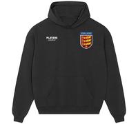 England Three Lion Bars Logo Men's Hoodie - Black / M