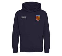 England Three Lions Bar Logo Kids Hoodie - Navy / 9-11 years