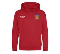 England Three Lions Bar Logo Kids Hoodie - Red / 2-3 years