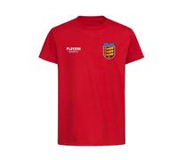 England Three Lions Bars Logo Kids T-Shirt - Red / 12-13 years