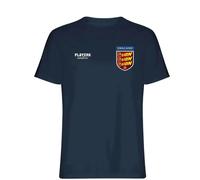 England Three Lions Bars Logo Men's T-Shirt - Navy / S