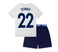 England Three Lions Boys Toney 22 Short Pyjamas 8-9 Years