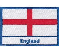 England Town & City St George Cross Embroidered Sew on Patch Badge