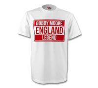 England Women's Bobby Moore Legend Tee in White | Size: Large England White L