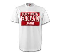 England Women's Bobby Moore Legend Tee White | Size: Large England White L