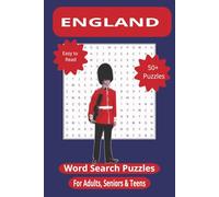 England Word Search Puzzle Book: 55 Puzzles Celebrating England’s Culture, History & Traditions for Adults, Seniors & Teens (Word Search Puzzle Books)