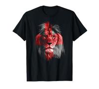 England World Cup Football Lion Cross Lioness T-Shirt