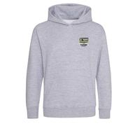 England World Cup Sticker Kids Hoodie - Gray / 14-15 years
