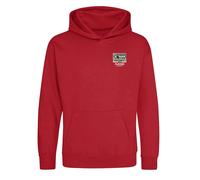 England World Cup Sticker Kids Hoodie - Red / 14-15 years