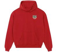 England World Cup Sticker Men's Hoodie - Red / 2XL
