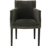 Englesson - Brooklyn Chair Loose Cover, Black / Omega Graphite 51 - Black