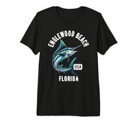 Englewood Beach Florida USA Fishing Design Premium T-Shirt