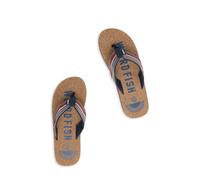 Englewood Cork Flip Flops Weird Fish Dark Blue 9
