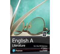 English A Literature (Pearson International Baccalaureate Diploma: International Editions)