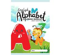 English Alphabet Coloring Booklet Color and Trace