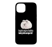 English Angora Rabbit Fueled by Coffee and Angora Fluff Pet Case for iPhone 13