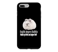 English Angora Rabbit Fueled by Coffee and Angora Fluff Pet Case for iPhone 7 Plus/8 Plus