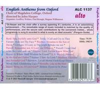 ENGLISH ANTHEMS FROM OXFORD: BYRD TO BRITTEN NEW CD