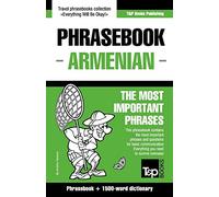 English-Armenian phrasebook and 1500-word dictionary: 34 (American English Collection)