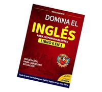 English Book,6-in-1 Spanish Edition English Workbook | Language Dictionary Study Supplies for Men Women Home Students Business Negotiations Overseas Travel